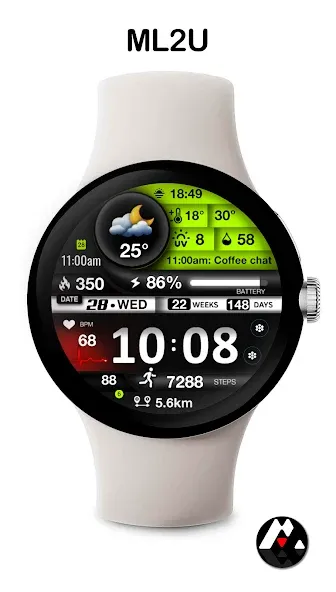 ML2U 264 Watch Face screenshot 1