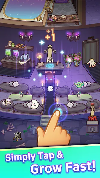 Idle Ghost Hotel - Cozy Games screenshot 2