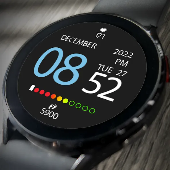 Digital Watch Face Key 009 screenshot 1