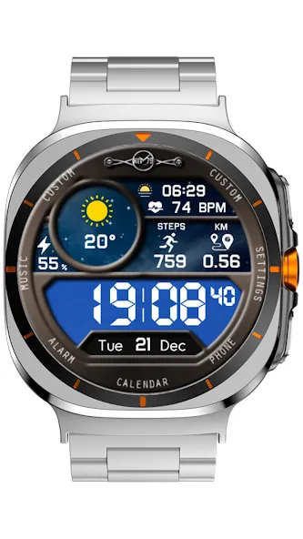NTV352 - Digital Pro watchface screenshot 12