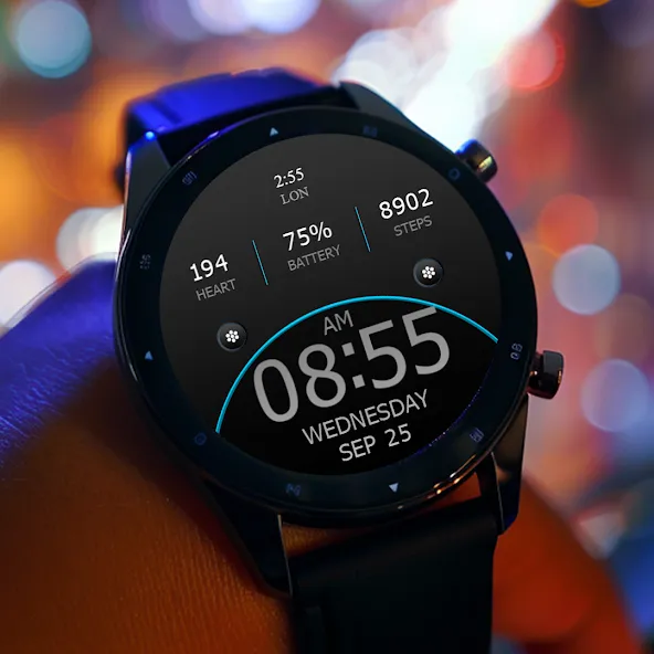 Key WF41 Digital Watch Face screenshot 2