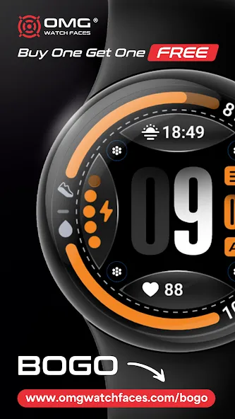 OMG 422 - Digital Watch Face screenshot 4