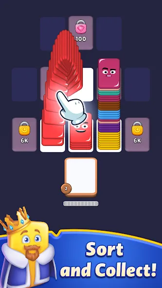 Shuffle Kings-card sort color screenshot 2