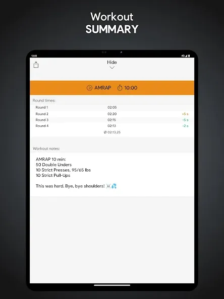 SmartWOD Timer - WOD timer screenshot 14