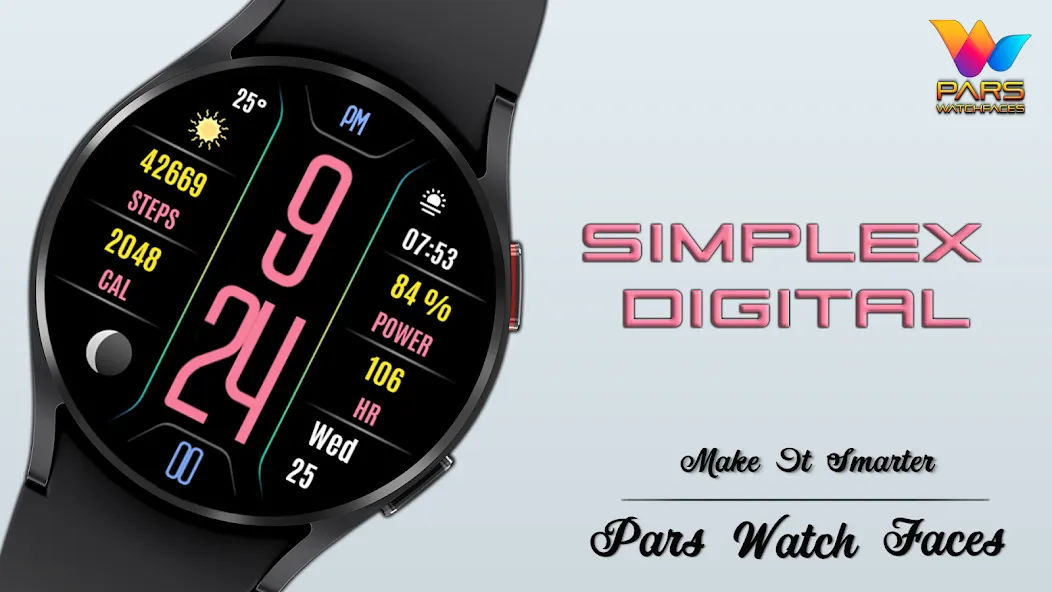 Simplex Digital Watch Face screenshot 7