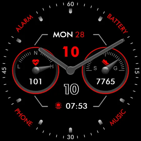 Elegant - Analog I watch face screenshot 17