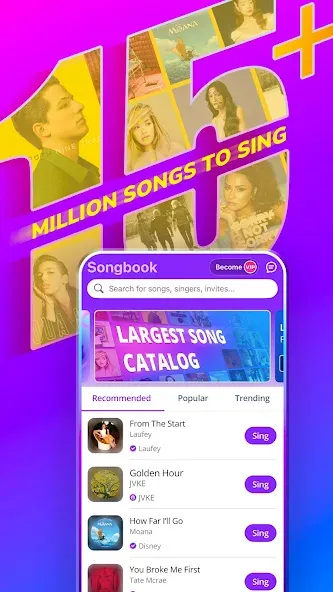 Smule: Sing, Duet & Karaoke screenshot 1