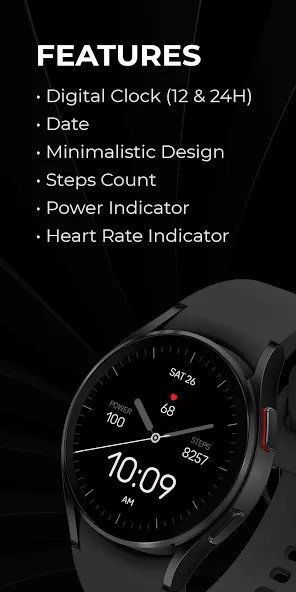 Regarder Minimal 65 Watch Face screenshot 2
