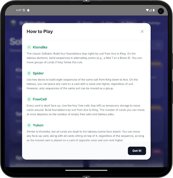 Solitaire Hub Offline Edition screenshot 20