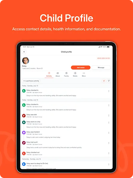 Parent: Child Care App screenshot 13