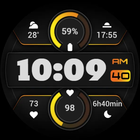 PRADO 91 Digital Watch Face screenshot 14