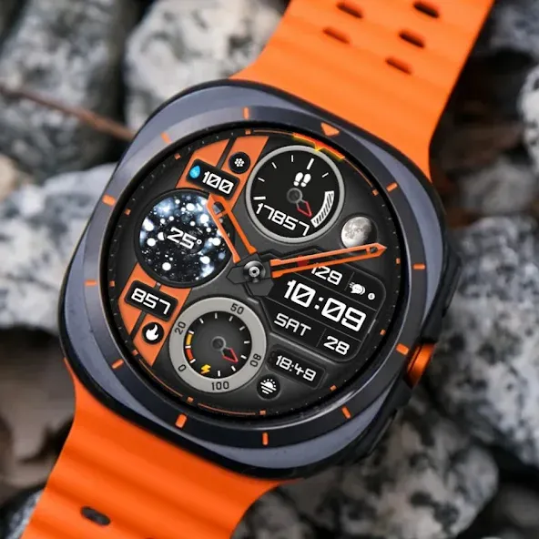 Weather Hybrid Watch Face A6 screenshot 6