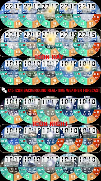 N-SPORT550 FlipDial Watch Face screenshot 7