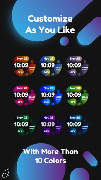 Simple Glob Watch Face screenshot 3