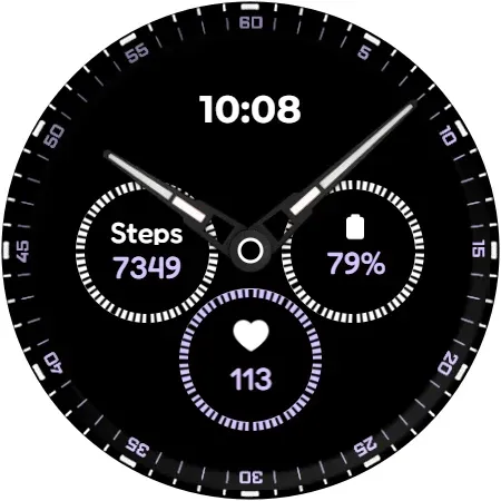 A4 Analog Watch Face screenshot 12