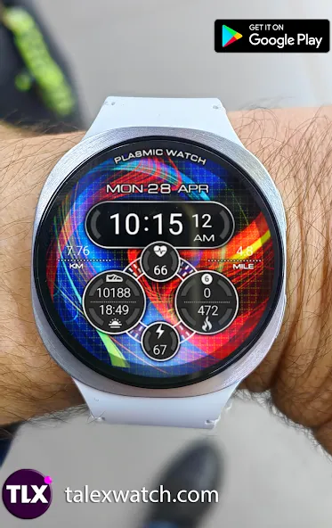 Plasmic Watch Face screenshot 2