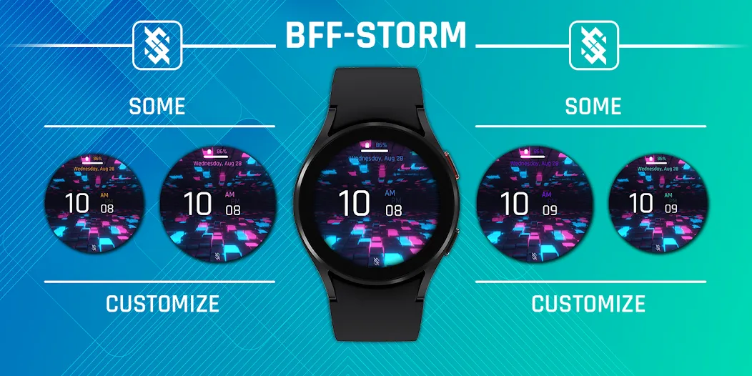 BFF33 - Animation Neon Cubes screenshot 4