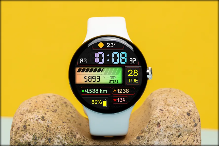 STENADO Sport URX64 Watch face screenshot 2