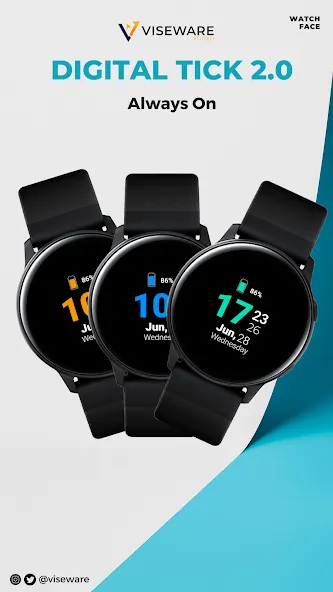 Digital Tick: Watch Face screenshot 3
