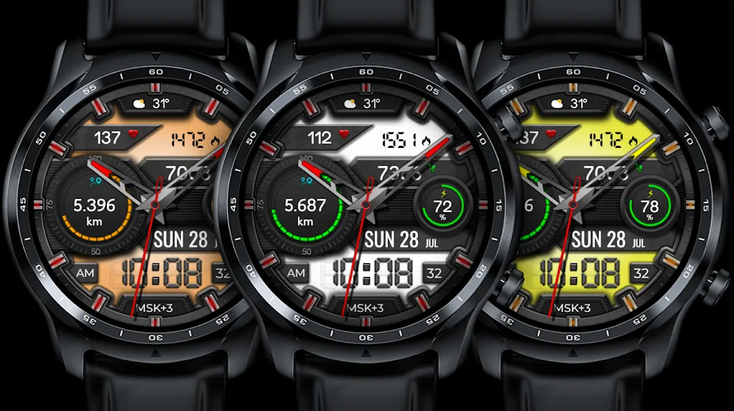 Hybrid PRALAX WS19 Watch face screenshot 1