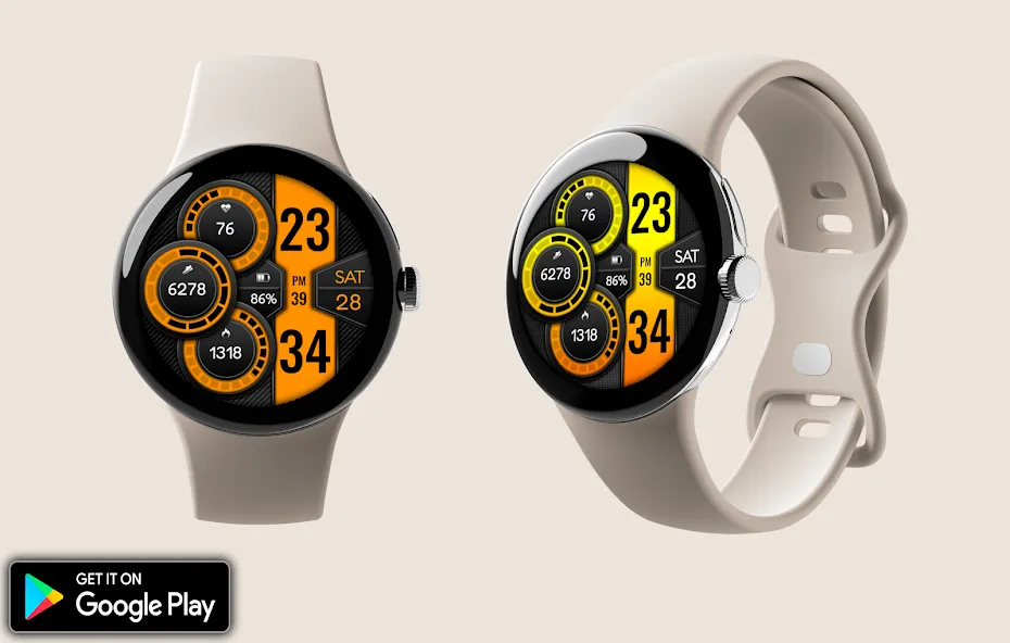 Digital Cuvok Watch Face screenshot 2