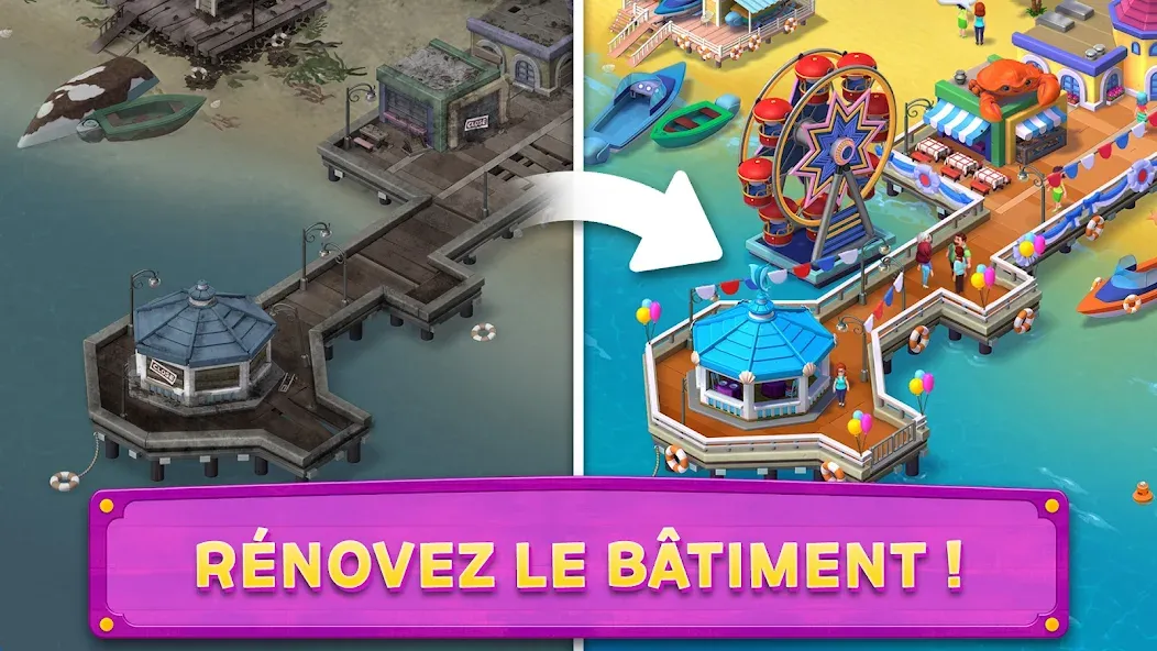 Match Town Makeover・série de 3 screenshot 9