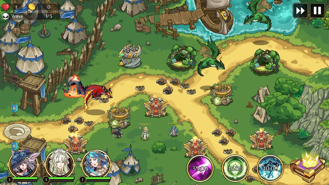 Kingdom War: 타워 디펜스 TD screenshot 7