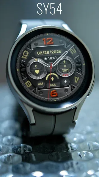 SY54 Watch Face for Wear OS screenshot 1