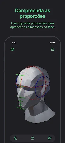 Head Model Studio - Arte 3D screenshot 5