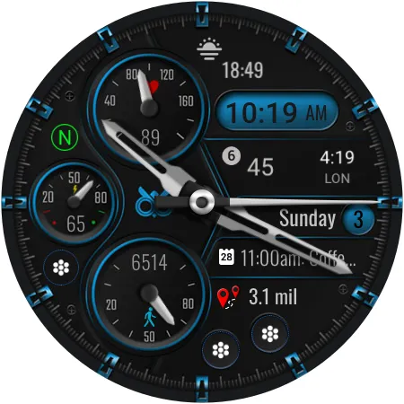 CLA024 Hybrid Watch Face screenshot 20