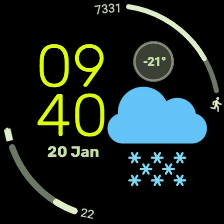 Weather 2 Watch face screenshot 30