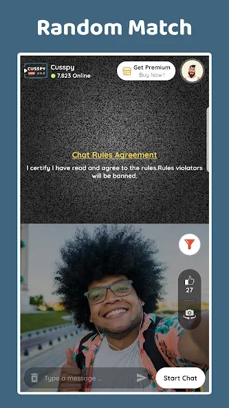 Cusspy - Live Video Chat screenshot 3