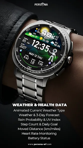 PER33 Ultra Chart Watch Face screenshot 3