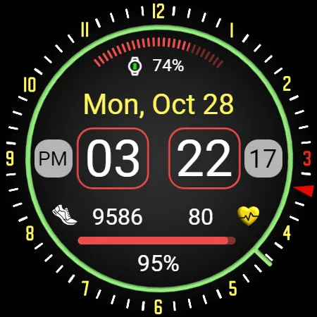 Iris505 Digital Watch Face screenshot 18