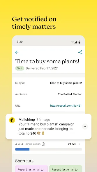 Mailchimp Email Marketing screenshot 1