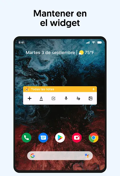 Notas: Bloc de notas, Notebook screenshot 16