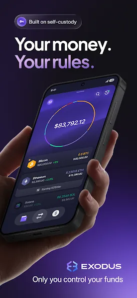 Exodus: Crypto & Payments screenshot 1
