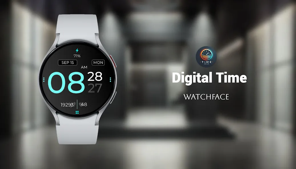 Digital Time Watch Face screenshot 1