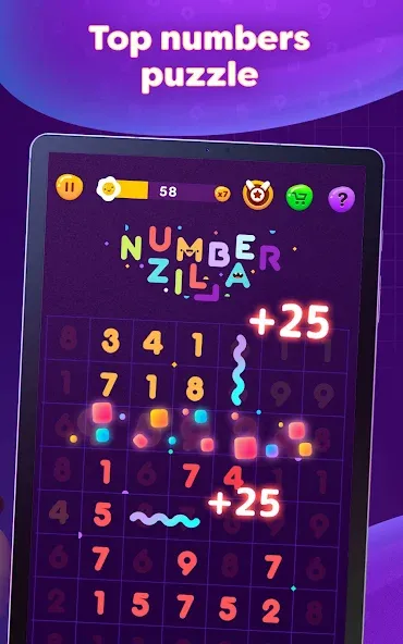 Numberzilla: Number Match Game screenshot 18