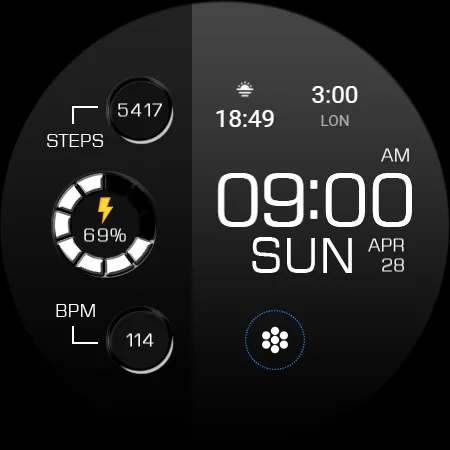 Key WF20 Digital Watch Face screenshot 25