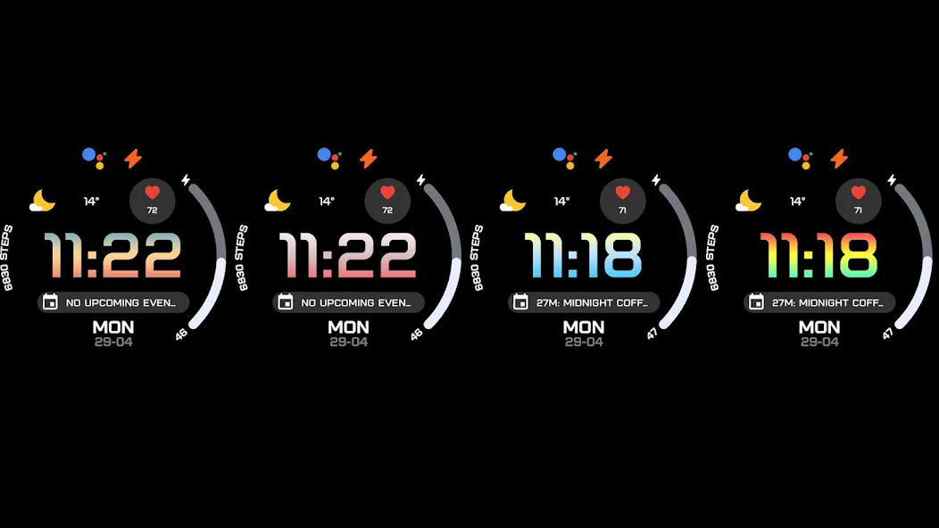 Night ver 06 - watch face screenshot 16