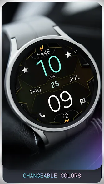 Dream 57 Futuristic Watch Face screenshot 4