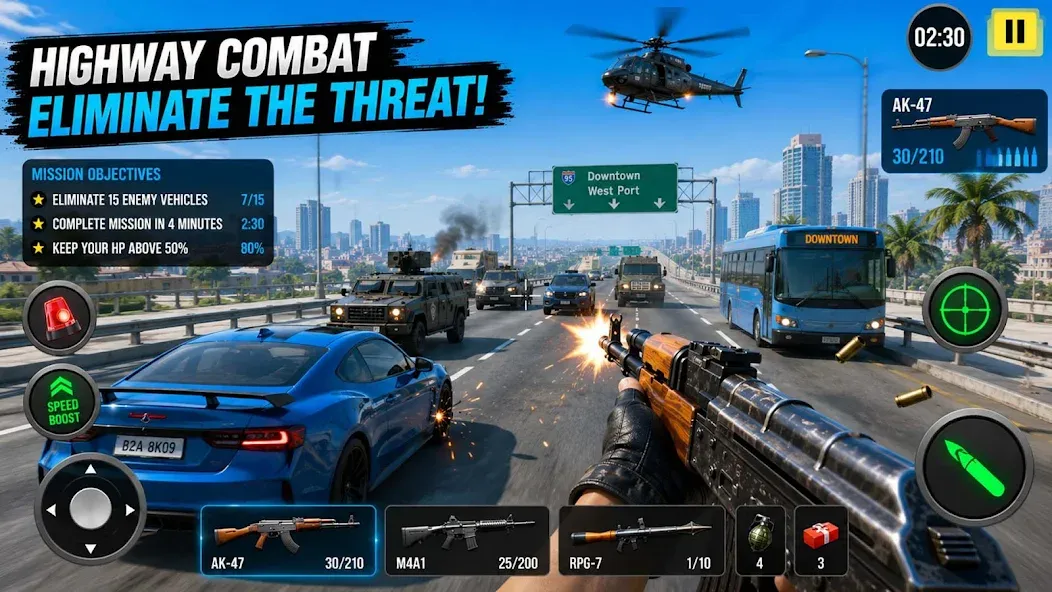 FPS Shooter auf dem Motorrad screenshot 5