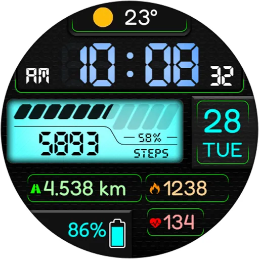 STENADO Sport URX64 Watch face screenshot 17
