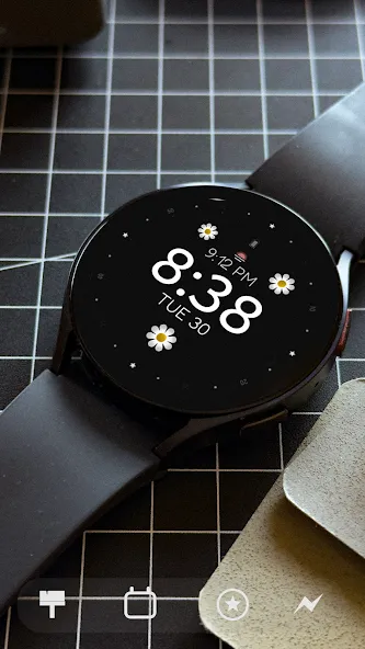 Flower Animated watch face screenshot 6
