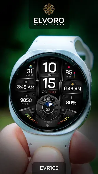 EVR103 Digital Watch Face screenshot 7
