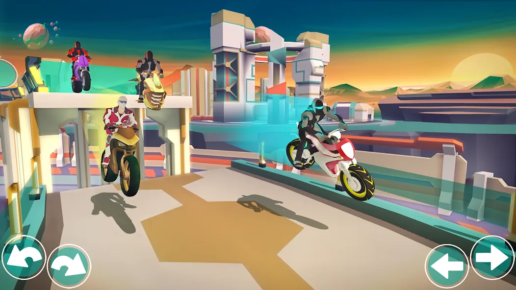 Gravity Rider: Space Bike Race screenshot 7
