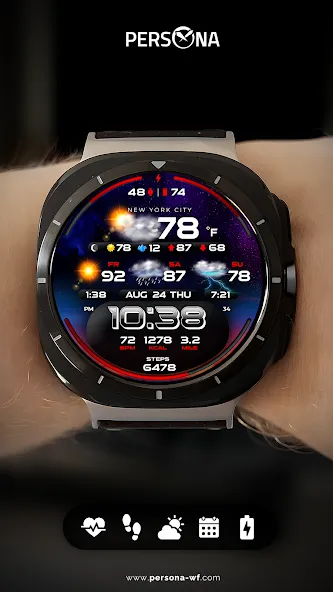 PER58 Weather WatchFaceDigital screenshot 6