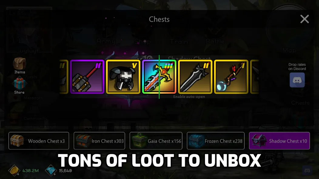 Auto Battles World: Idle RPG screenshot 1