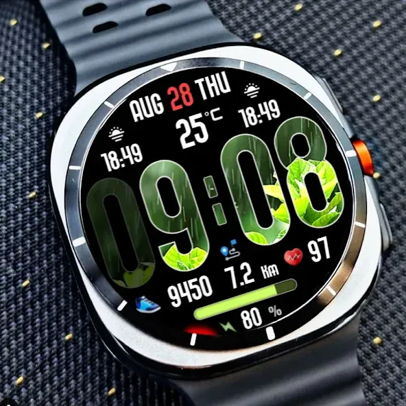 Animated Weather Digital Clock screenshot 6